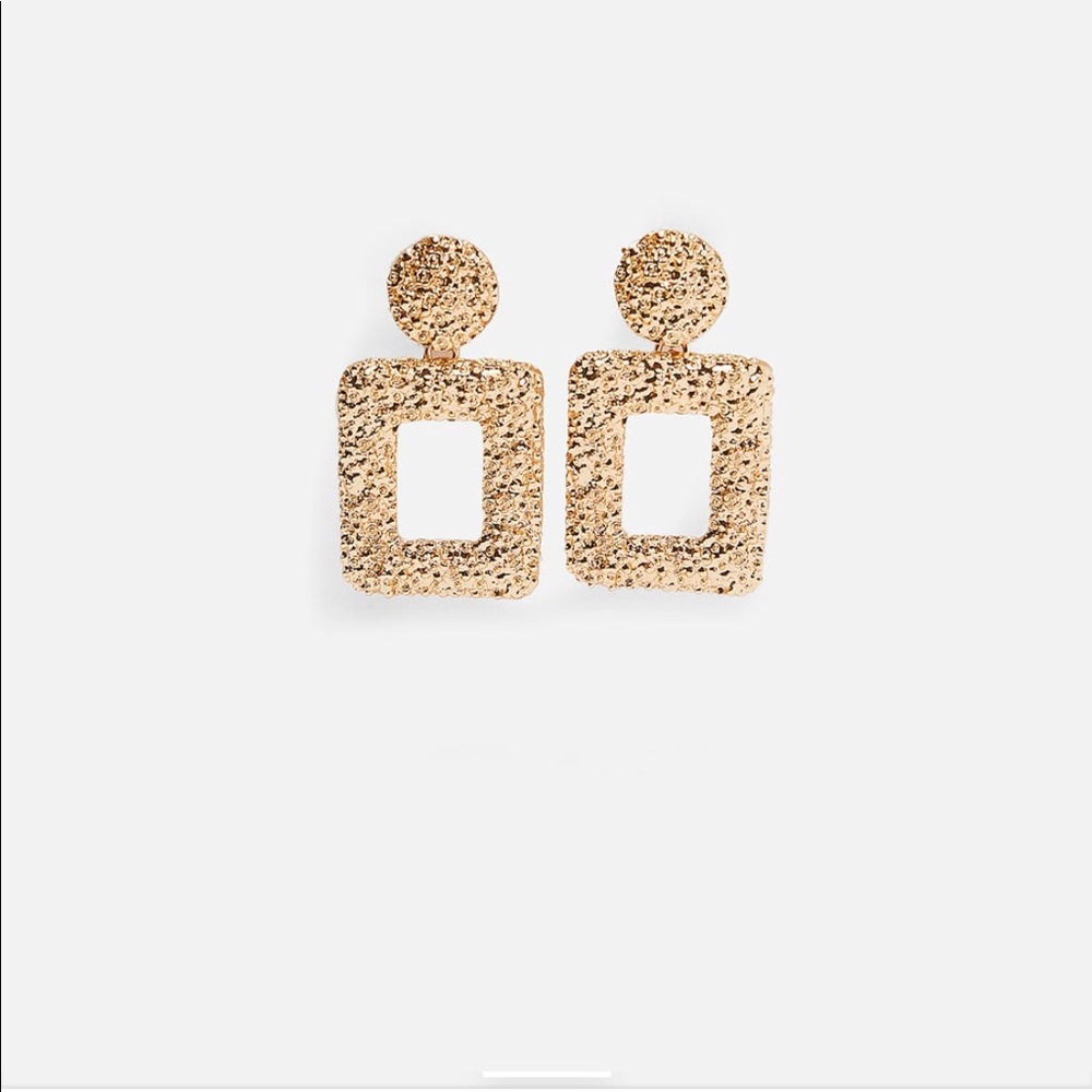 Gorgeous vintage style rose gold earring Zara dupe